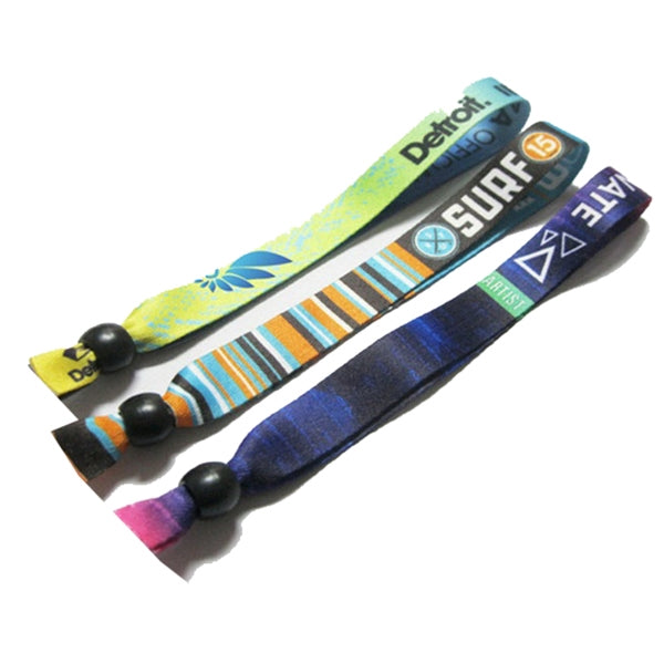 Fabric Wristbands Full Color Dye Sublimation