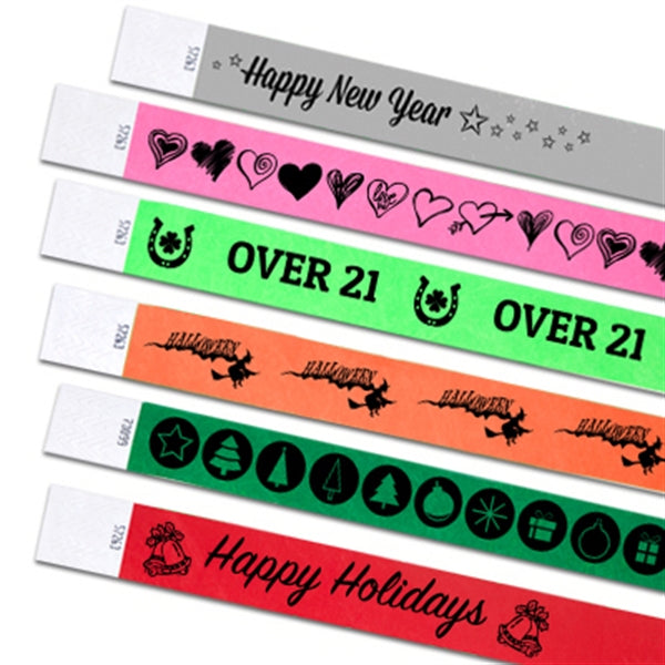 3/4Tyvek Paper Wristbands